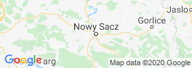 Nowy Sacz map